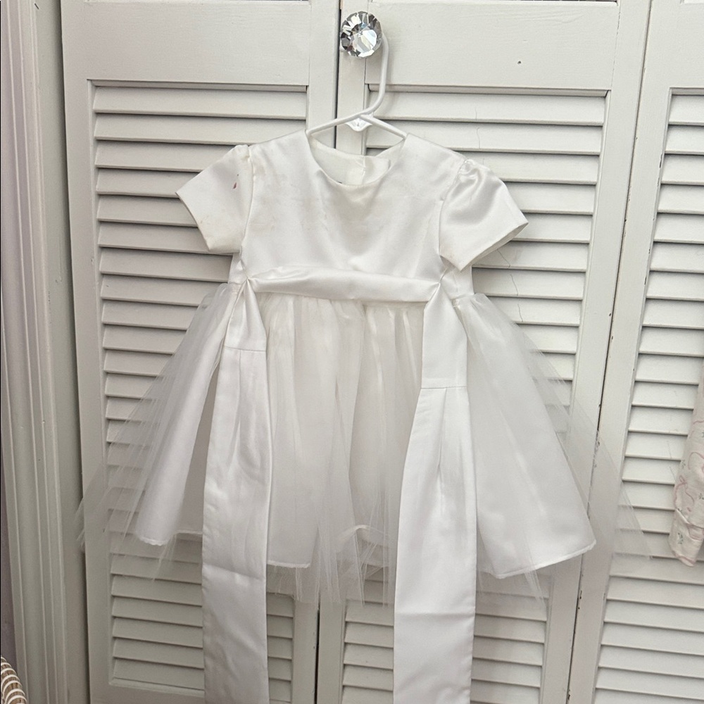 Elegant White Tulle Dress